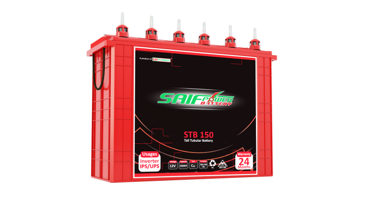 Saif Power Tall Tubular Battery 150AH
